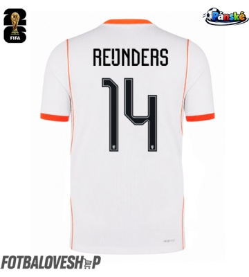 Nizozemsko Tijjani Reijnders #14 Venkovní Dres MS 2026 Krátký Rukáv